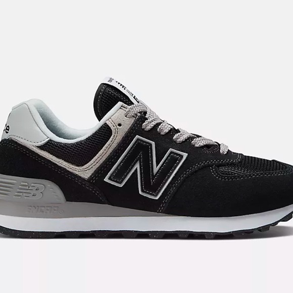 New Balance Black and White Sneakers - Picture 1 of 5